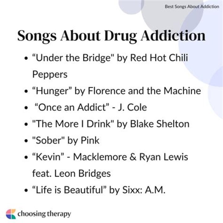 Are there any songs about drug and alcohol abuse?