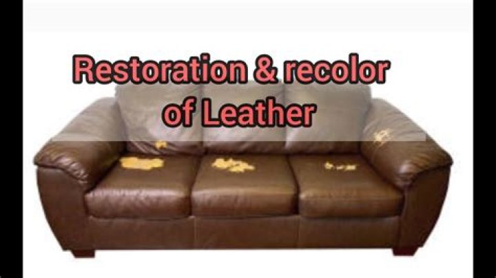 Can leather couches be recovered?