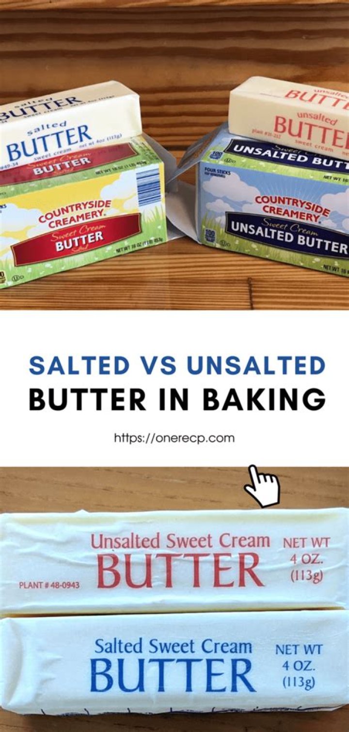 Can you use unsalted butter If recipe calls for salted?