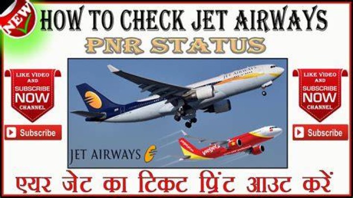 How can I check my Jet Airways PNR status?