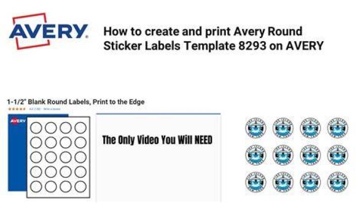 How do I add an image to my Avery template?