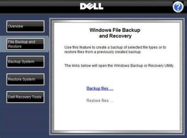 How do I boot to Dell recovery partition?