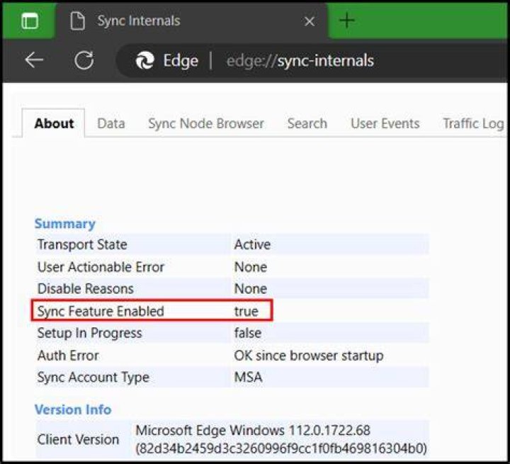 How do I check edge sync status?