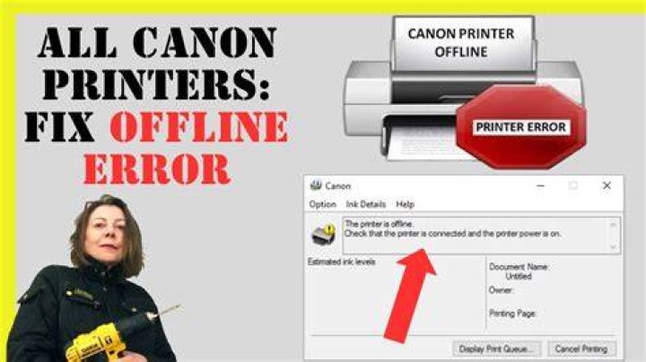 How do I fix a Canon printer error?