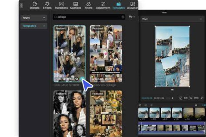 How do I make a video collage for Facebook?