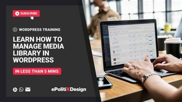 How do I manage media in WordPress?