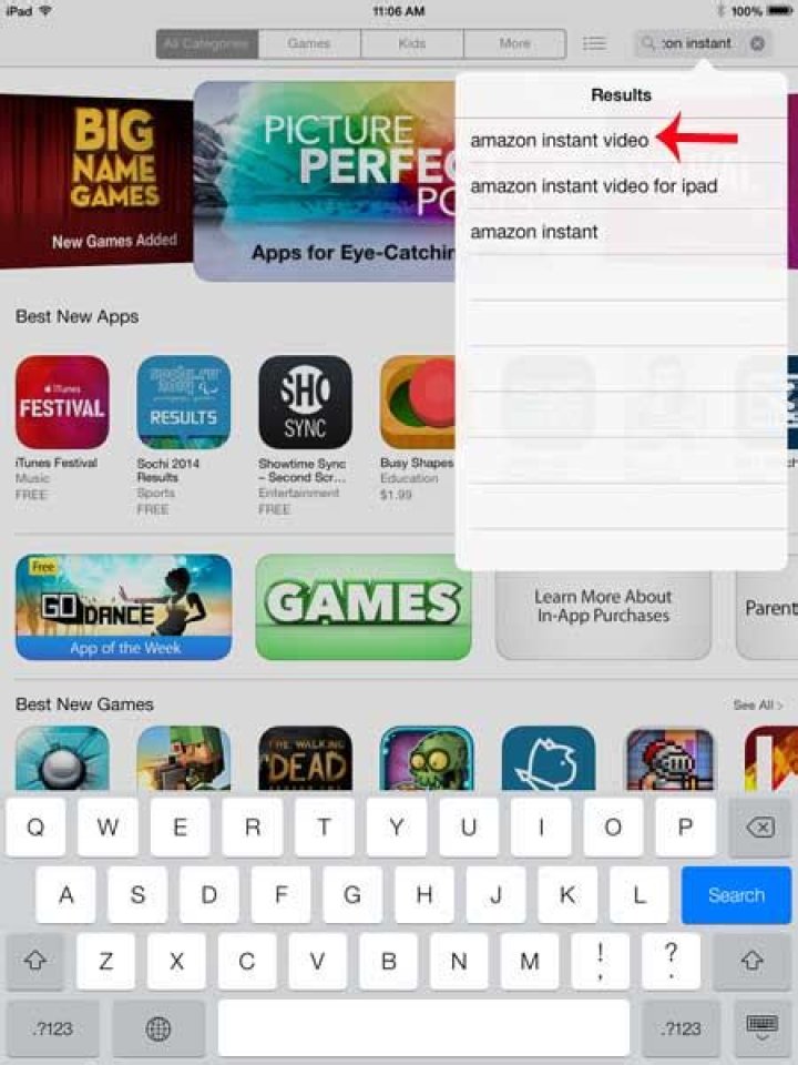 How do I watch Amazon Prime on my iPad 2?