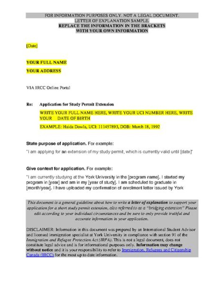 How do I write a visa extension letter?