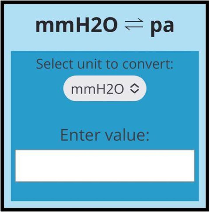 How do you convert cmH2O to mmH2O?