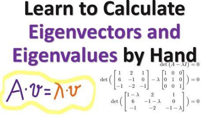 How do you find the eigenvectors of a 2×2 matrix given eigenvalues?