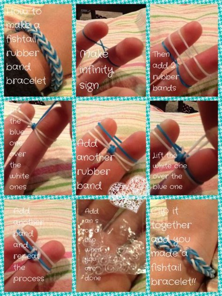 How do you make a fishtail bracelet?