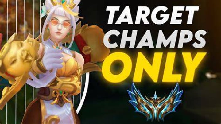 How do you only target champions?