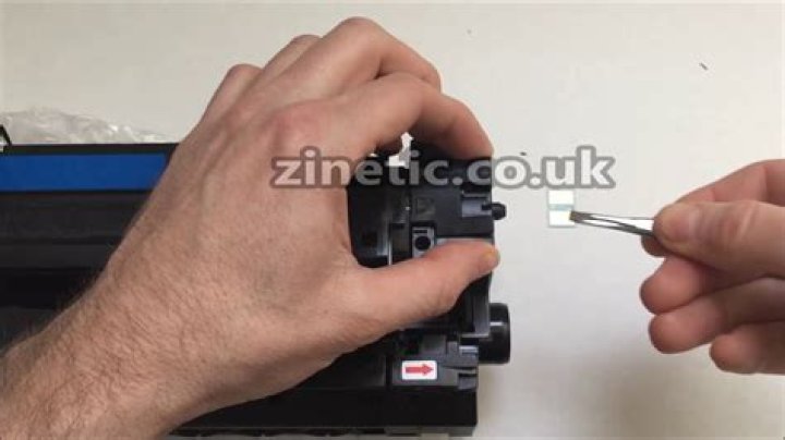 How do you reset the image drum on a OKI printer?