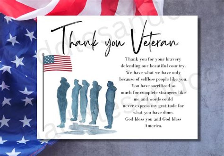 How do you say thank you to a veterans on Memorial Day?
