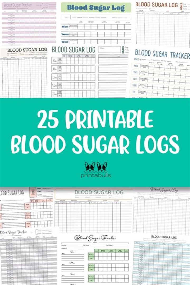 How do you store blood sugar logs?