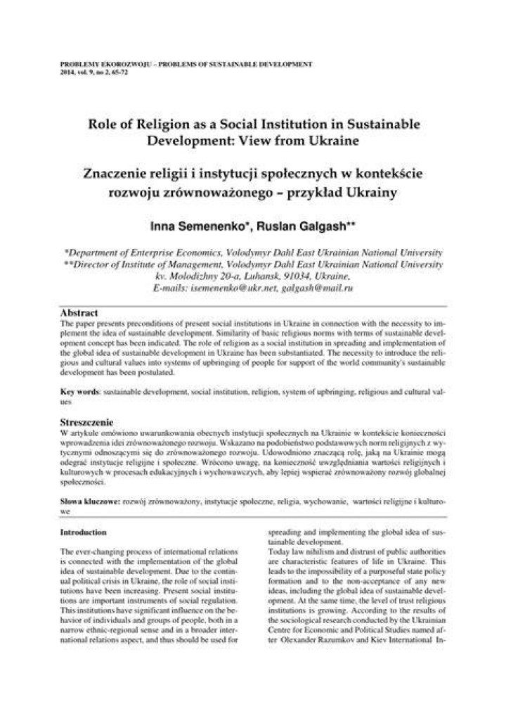 How does religion play a role in economic development?