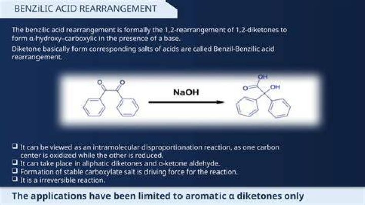 How is benzilic acid formed?