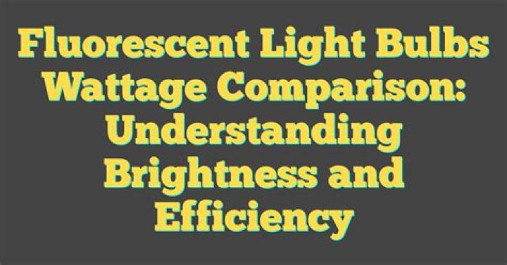 How is light efficiency measured?
