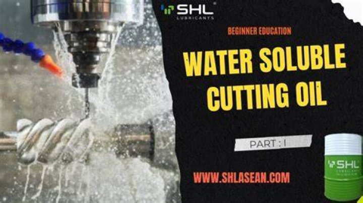 How is water soluble cutting oil used?