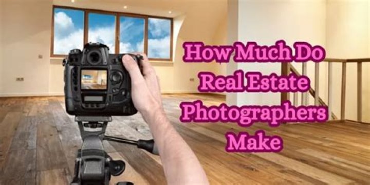 How much can a real estate photographer make?