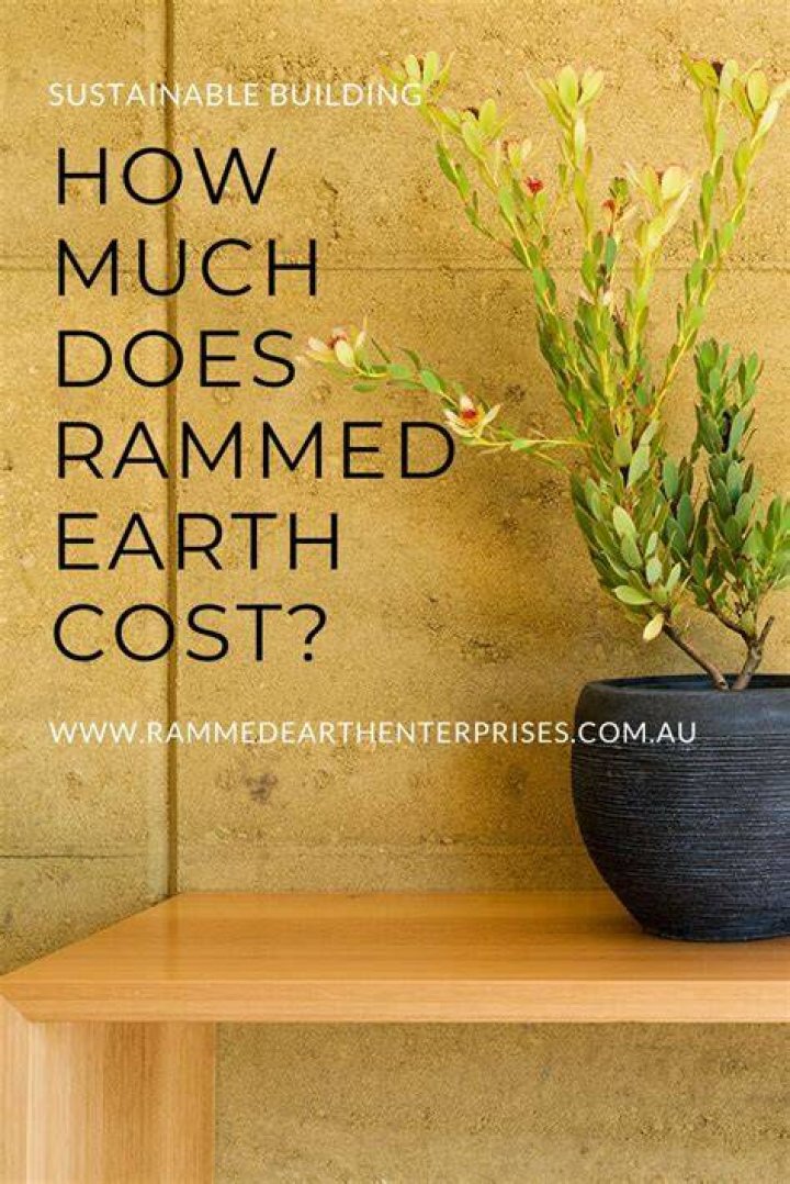 How much does rammed earth cost?
