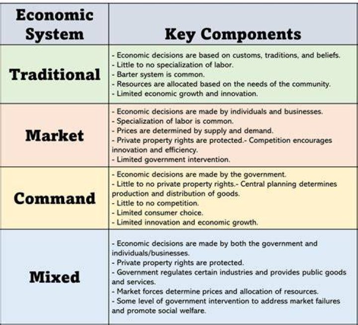 In what type of system are all major economic decisions made by the central government?