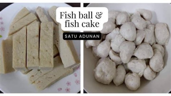Is Fishball and fish cake the same?