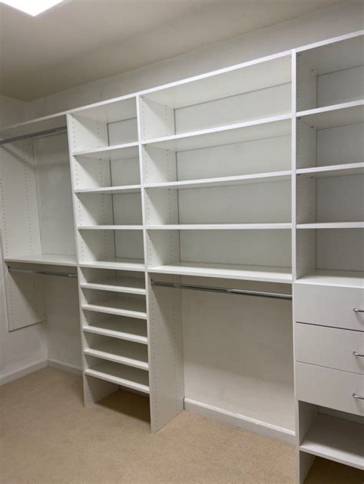 Is melamine good for closet?