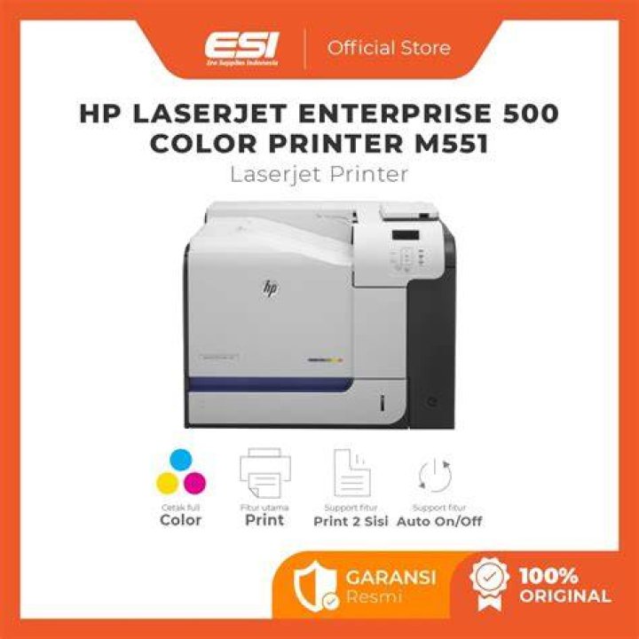 Is the HP LaserJet 500 color M551 Wireless?