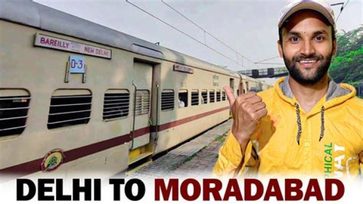 Is train running from Delhi to Moradabad?