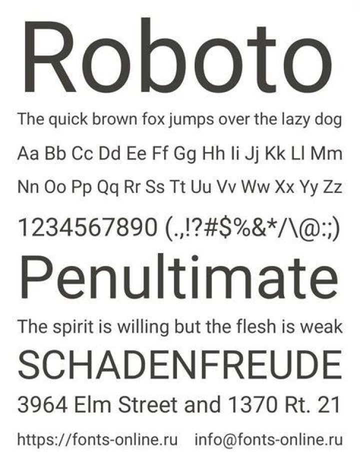 What Adobe font is like Roboto?