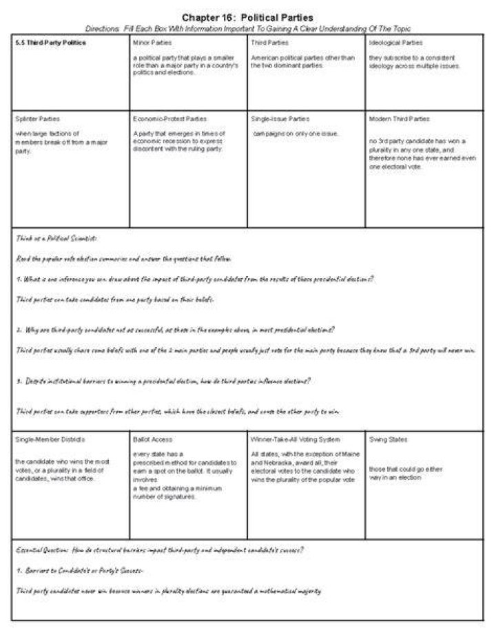 What are economic protest parties quizlet?