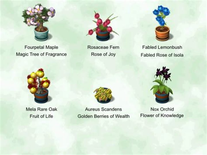 What are the 6 Magic Plants in Plant Tycoon?