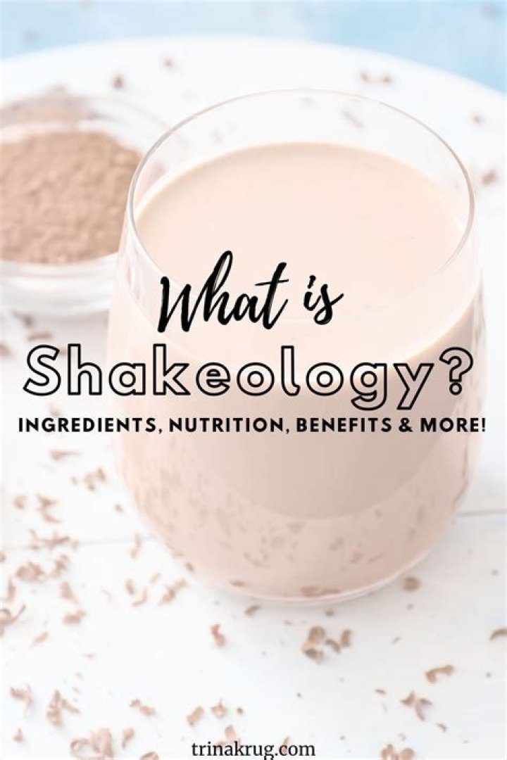 What are the ingredients in Shakeology?