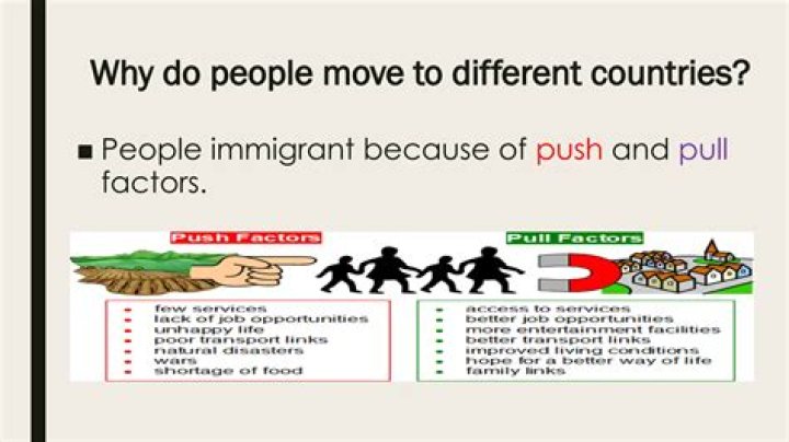 What are the push factors of Malaysia?