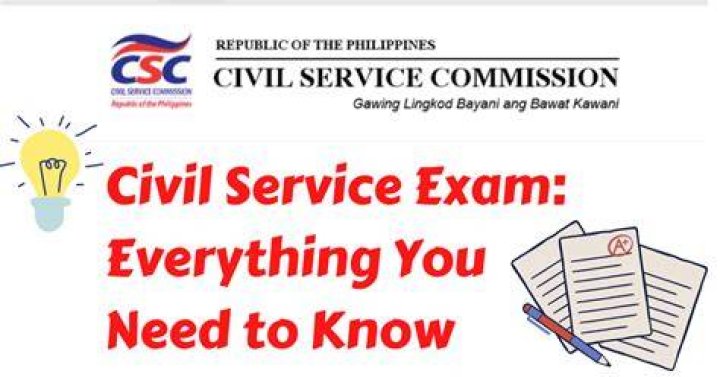 What are the subjects in civil service exam?