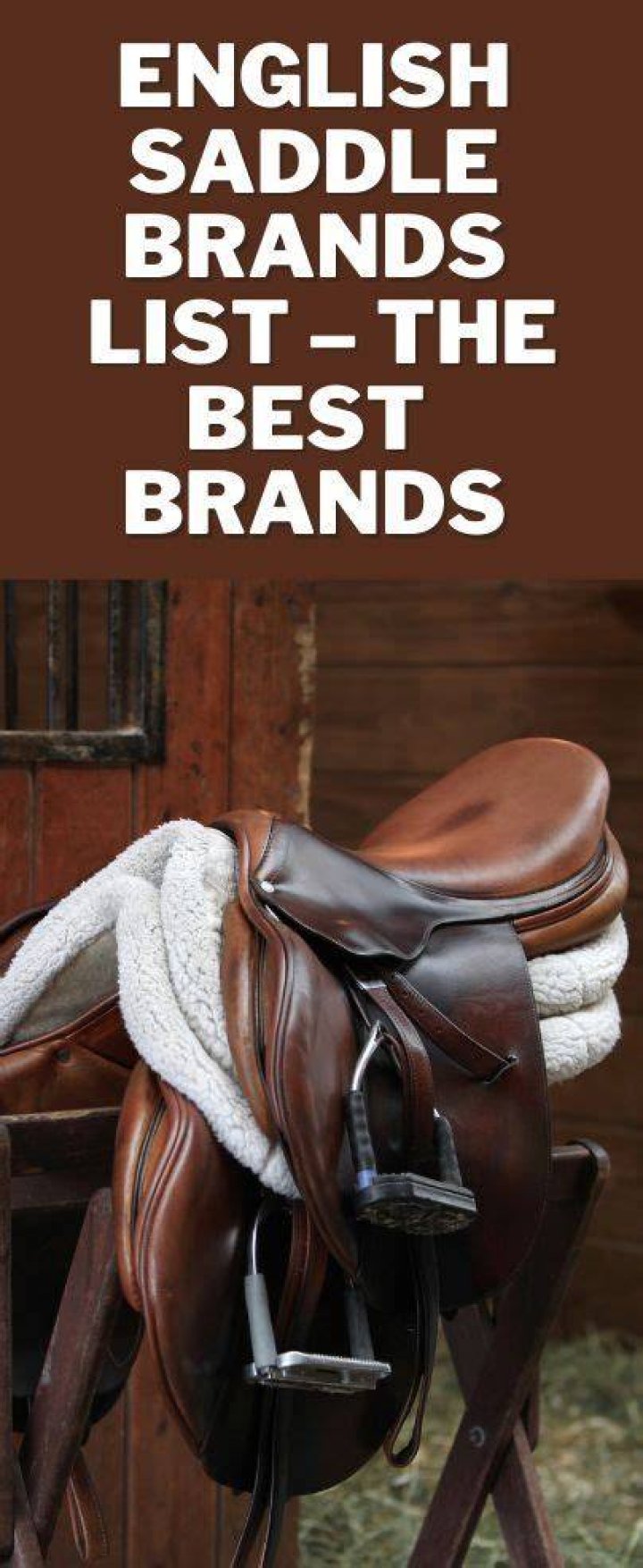 What are the top English saddle brands?