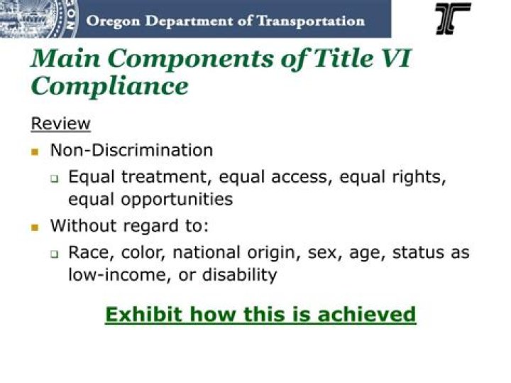 What are Title VI requirements?