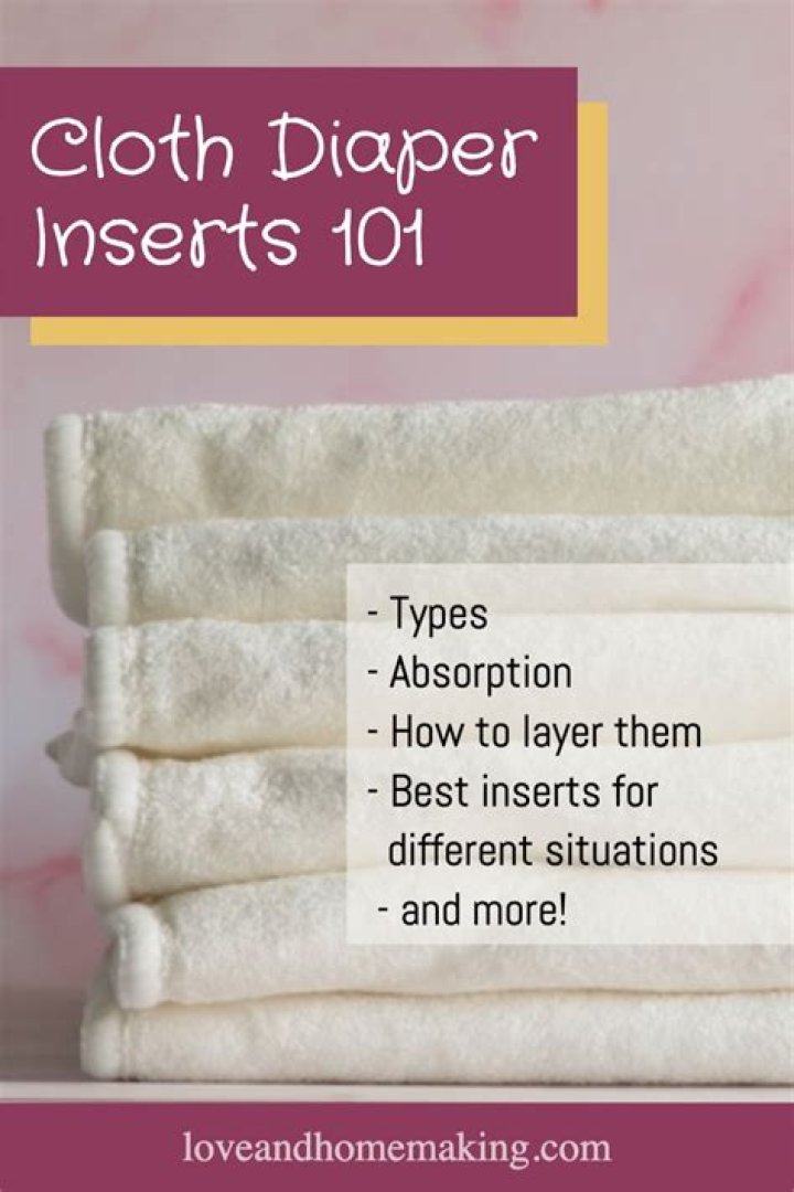 What can you do with old cloth diaper inserts?