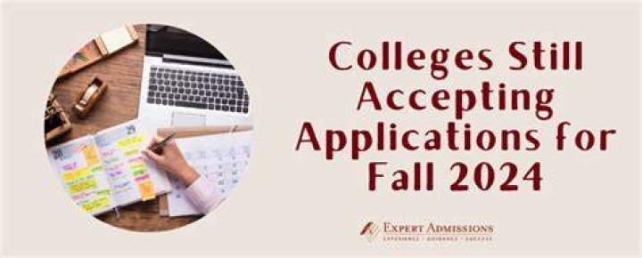 What colleges are still accepting applications for fall 2021 in California?