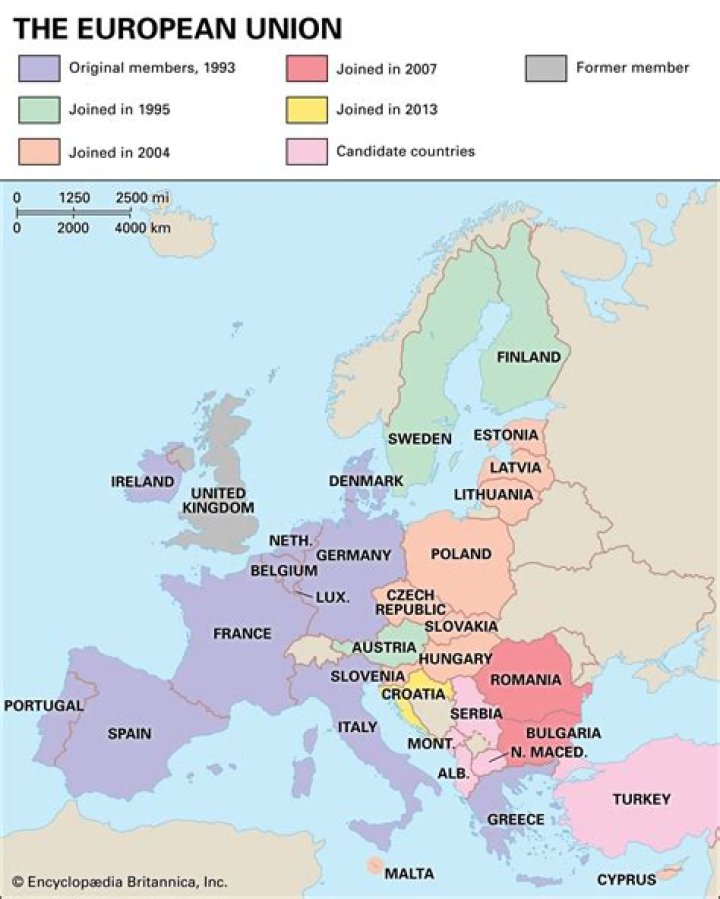 What countries joined the European Union in 2008?