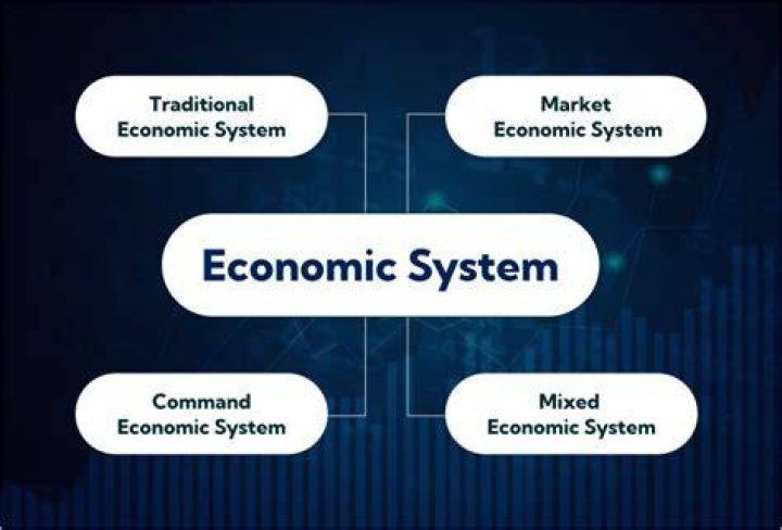 What determines the type of economic system a country has?