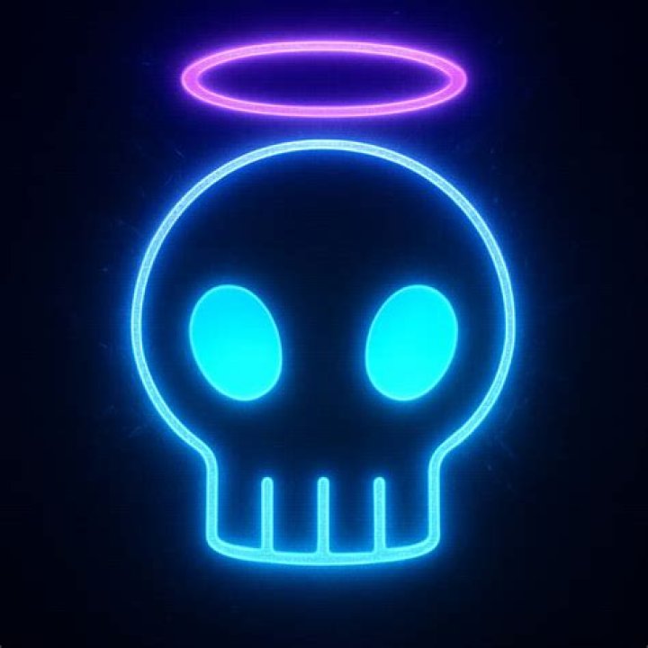 What does a skull with a halo mean?