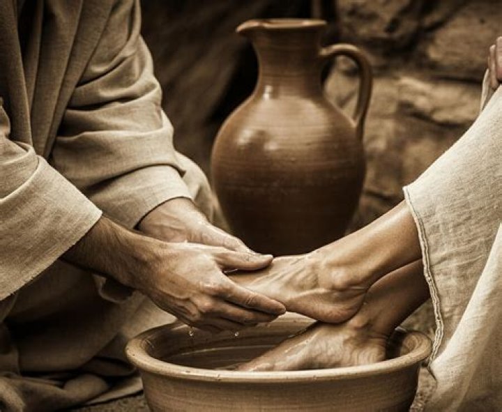 What does Feet Washing symbolize in the Bible?
