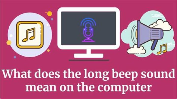 What does long beep mean?