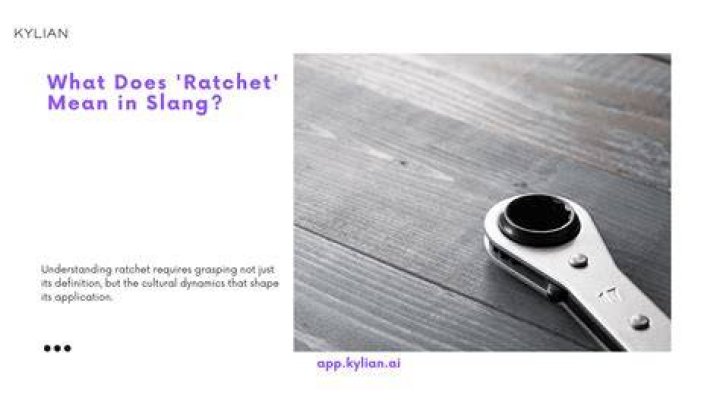 What does ratchet mean dictionary?