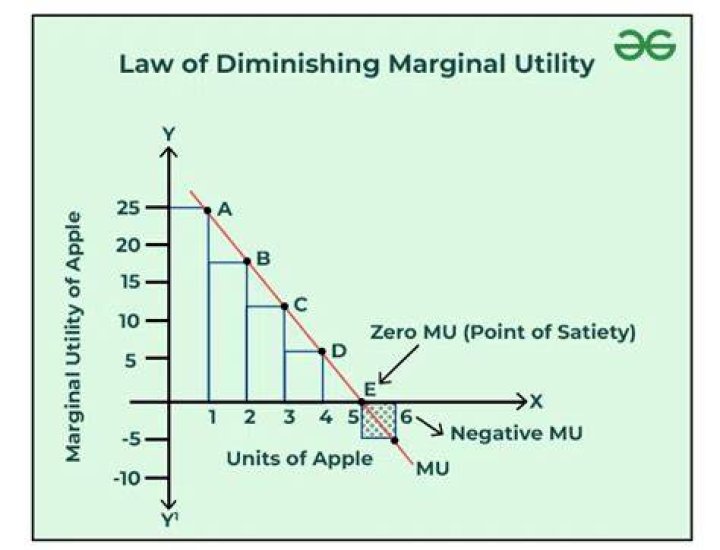 What does the law of diminishing marginal utility State?