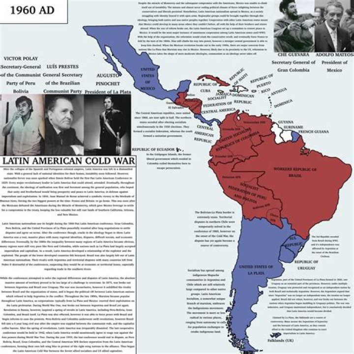 What economic and political challenges did Latin American countries face during Cold War?