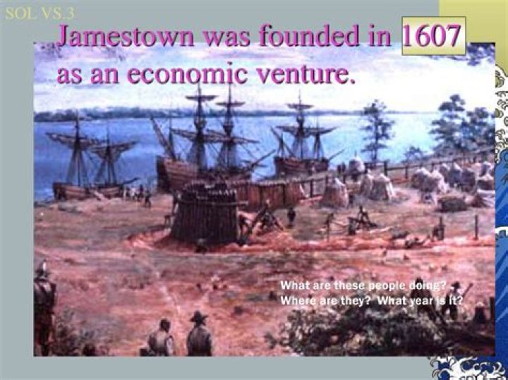 What economic venture helped Jamestown survive?
