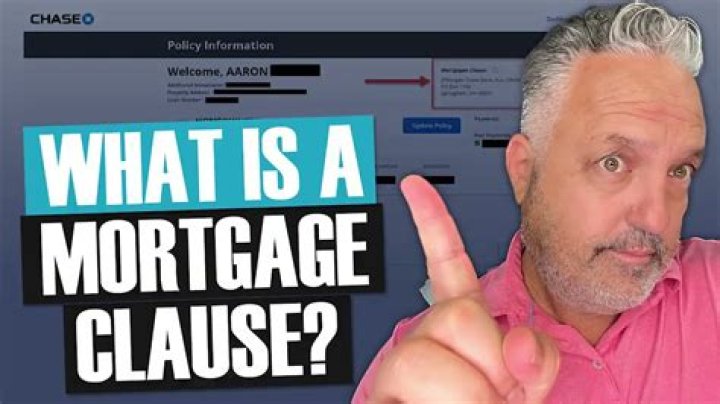 What is a mortgagee clause example?